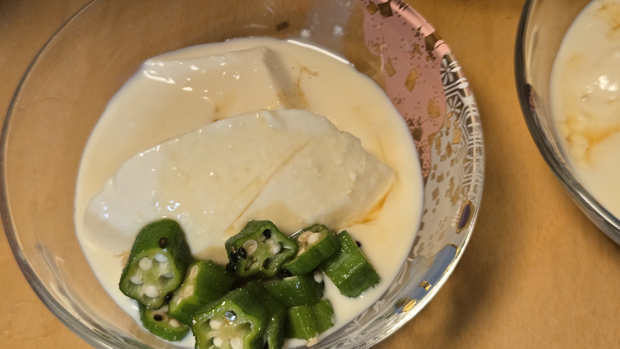 おくら寄せ豆腐