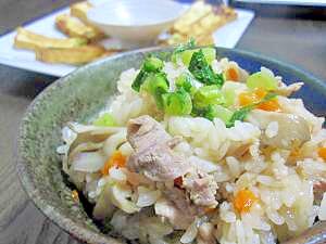 中華風おこわ・・冷蔵庫に有るもので♪~圧力鍋使用~