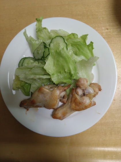 生姜味の手羽元焼き