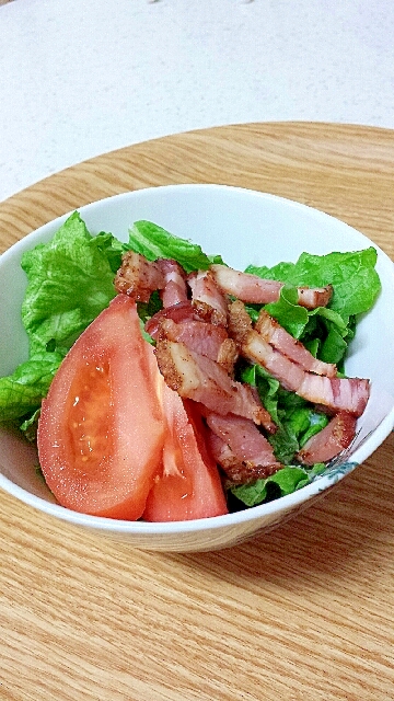 ベーコン野菜サラダ