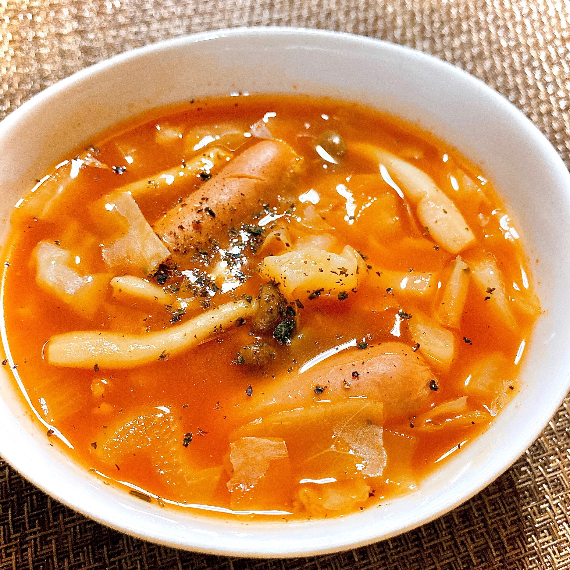 ケチャップで 野菜たっぷり 食べるミネストローネ レシピ 作り方 By にゃんぺこ 楽天レシピ ケチャップで 野菜たっぷり 食べるミネストローネ レシピ 作り方 By にゃんぺこ 楽天レシピ