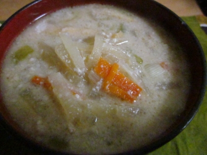 ☆根菜のかす汁☆