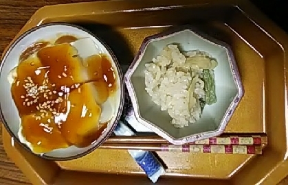 あんかけ豆腐