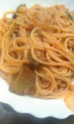 フライパン一つで！夏野菜のスパゲティー