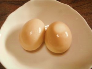 簡単味付き卵