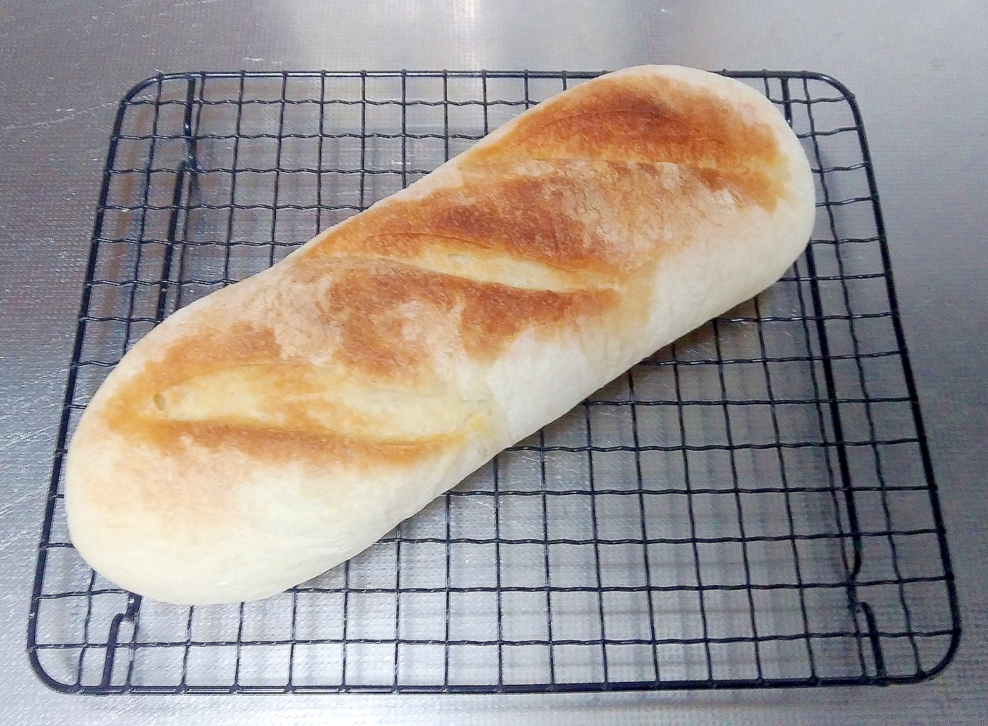 手ごねで作る、フランスパン