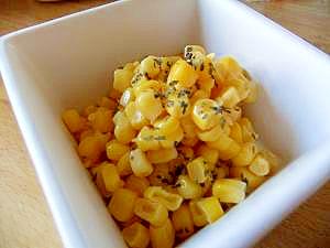 電子レンジで作るとうもろこし