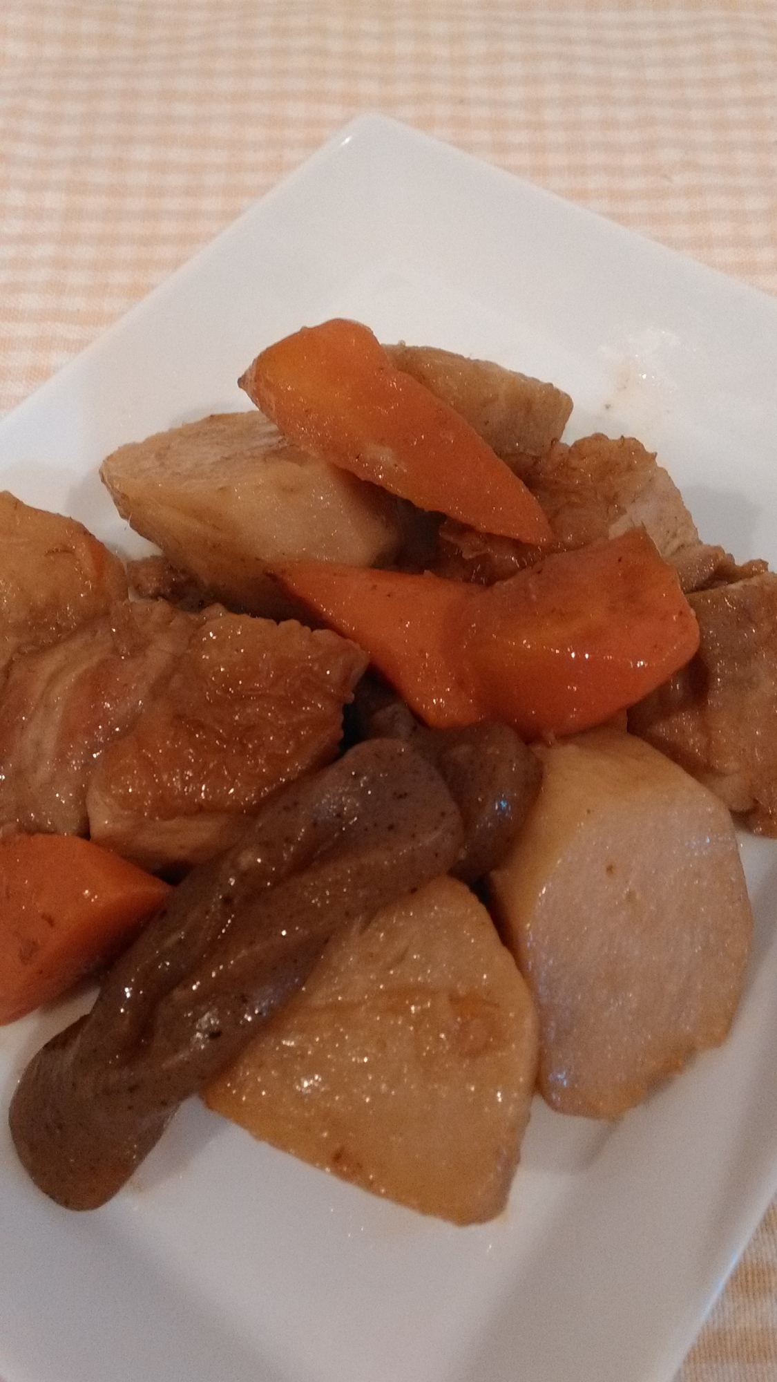 鶏肉と里芋の照り煮