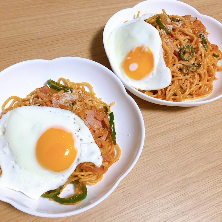 焼きそば麺deナポリタン★*。