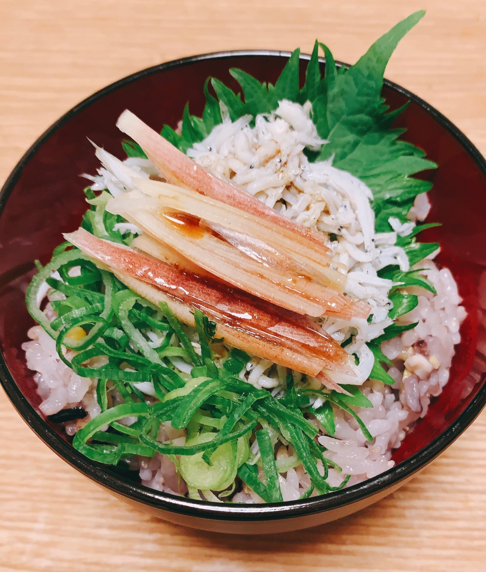 簡単プチ丼 薬味たっぷりのしらす柚子ぽん酢 レシピ 作り方 By Tweemy 楽天レシピ