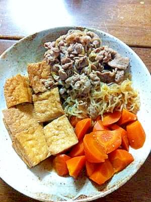 豚肉のすき焼き風