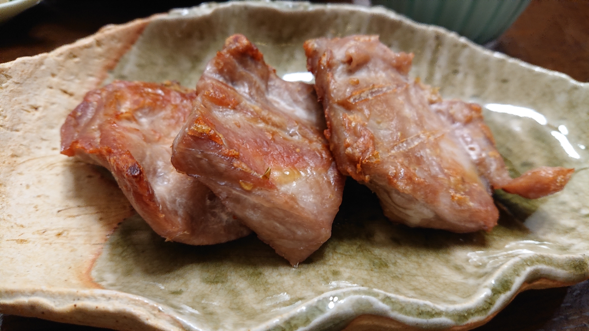 鮪のカボス胡椒漬け焼き