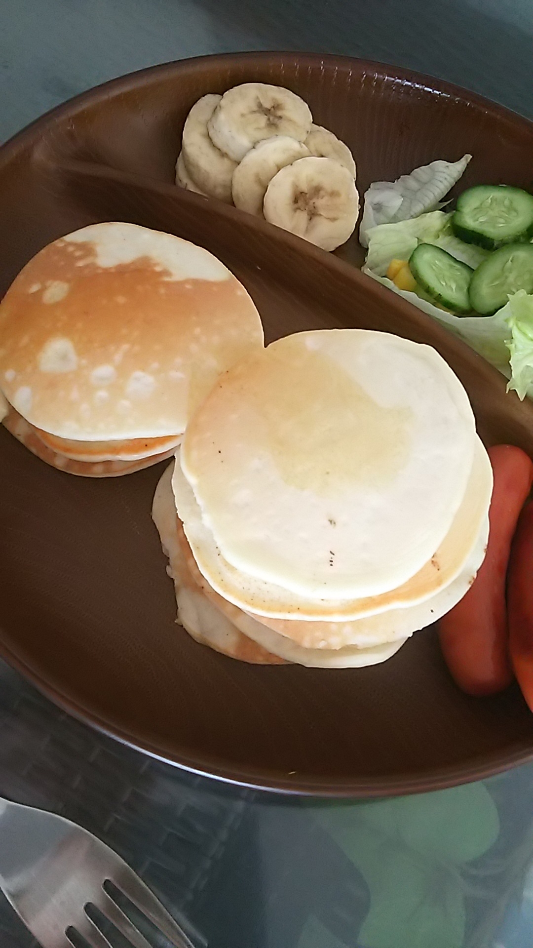 卵なし 薄力粉とマヨネーズで作るパンケーキ レシピ 作り方 By ちかねこママ 楽天レシピ