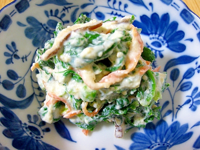 ほうれん草の牛乳白和え レシピ 作り方 By Bird23 楽天レシピ