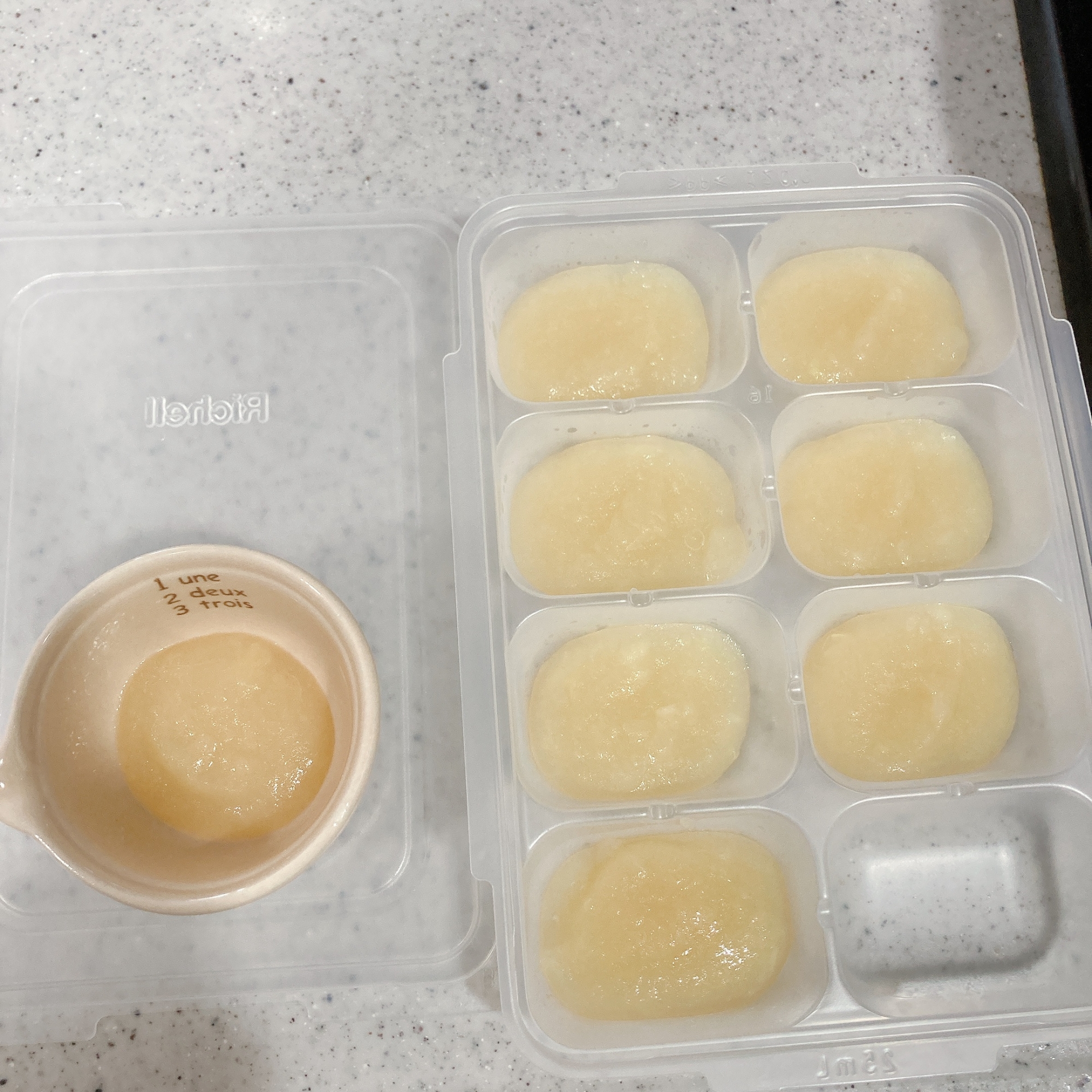 離乳食初期 りんごの作り方 冷凍 レシピ 作り方 By Miho 楽天レシピ