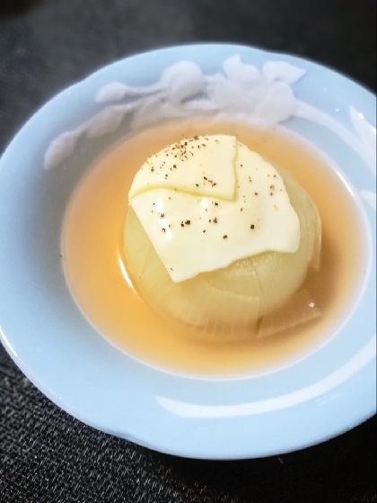 レンジで時短★まるごとオニオンスープ