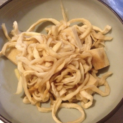 切干大根と高野豆腐の煮物