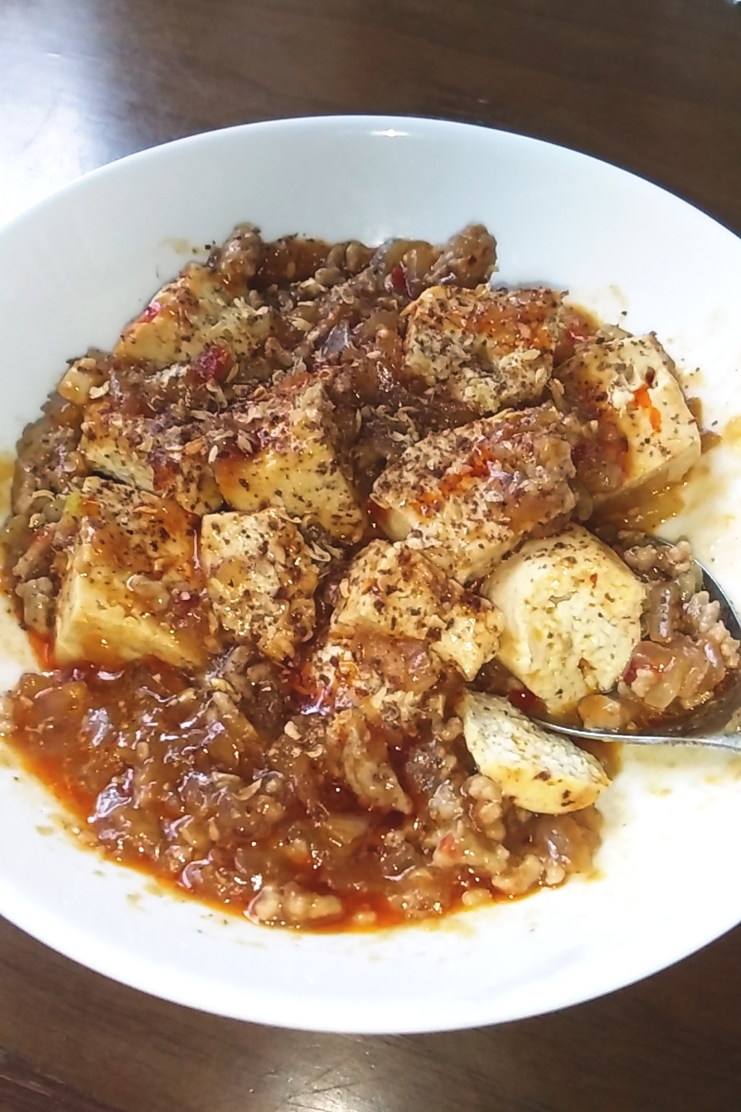 花椒香る⭐玉葱麻婆豆腐