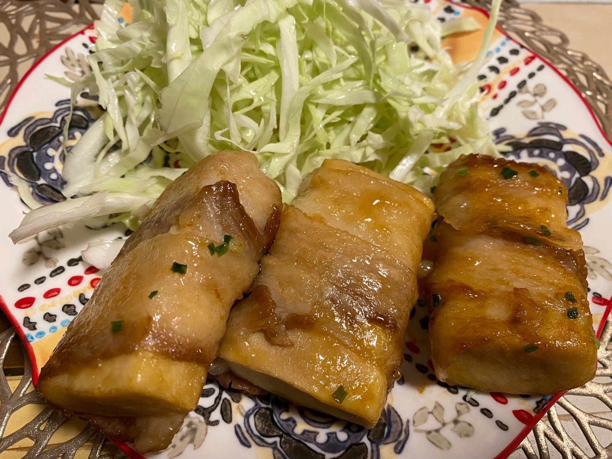 高野豆腐でヘルシー☆豚肉チーズ巻き