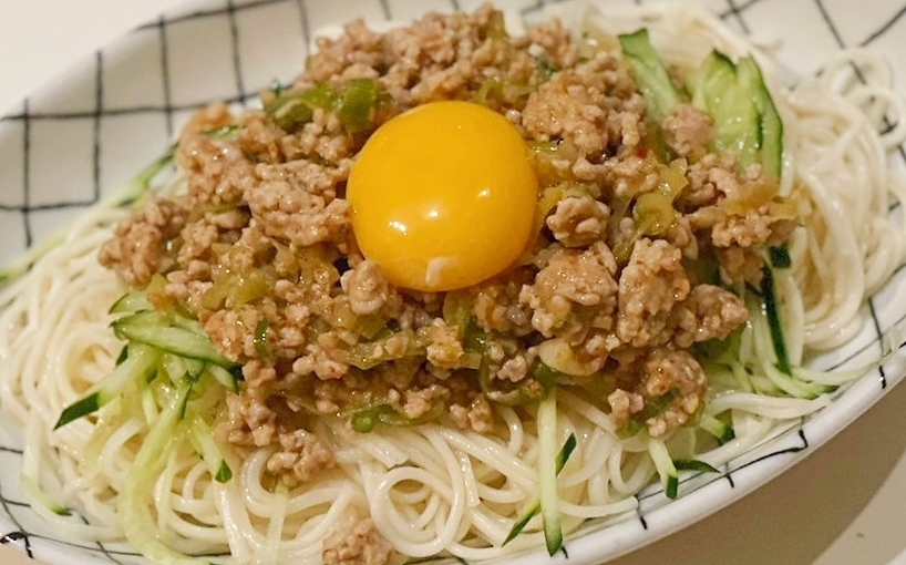 冷し肉味噌ぶっかけうどん