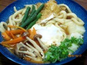 餅入り煮込みうどん　（我が家の味）