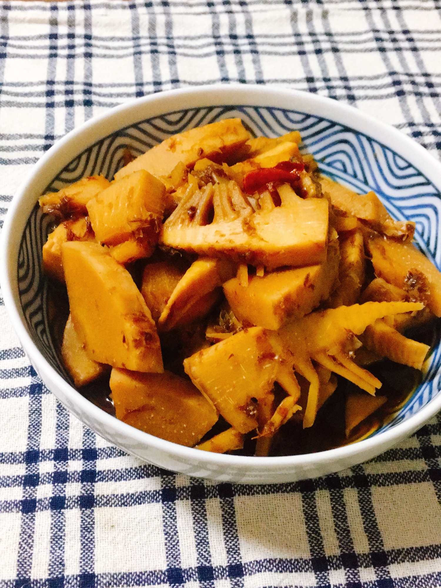 簡単夕飯 ごはんに合う たけのこのピリ辛土佐煮 レシピ 作り方 By Kuroneco 楽天レシピ