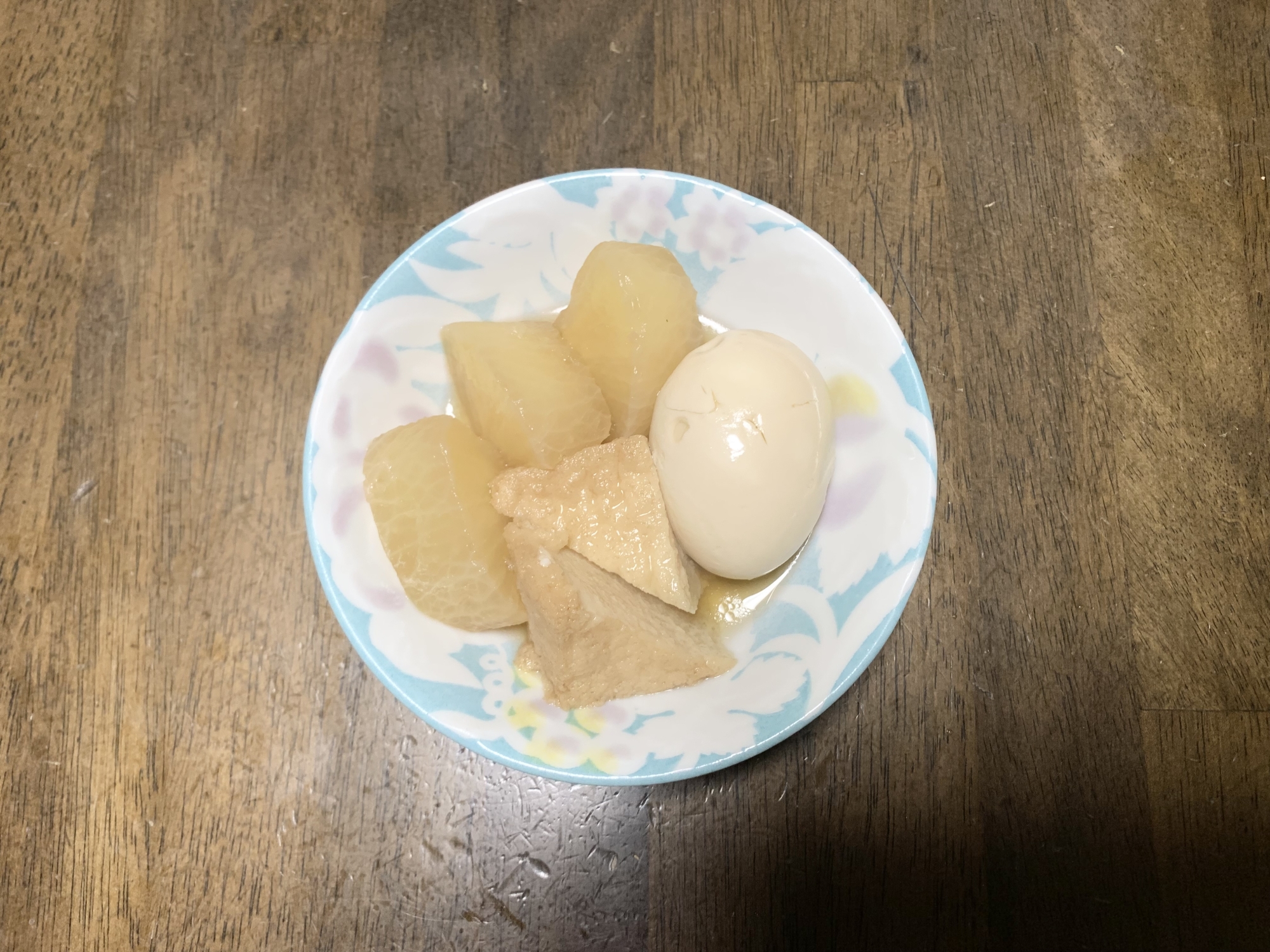 簡単レシピ　煮物レシピ　大根と卵と厚揚げの煮物