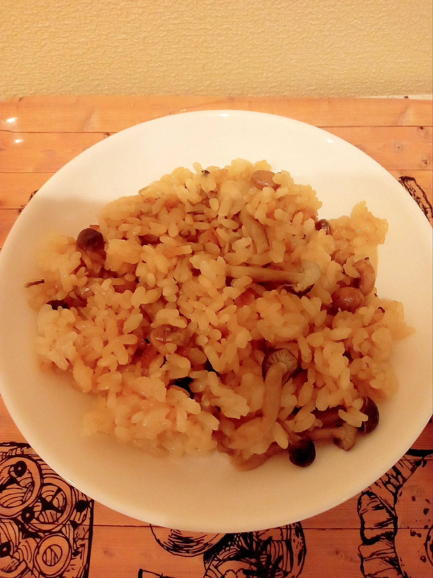 ほくほく大豆の炊き込みご飯