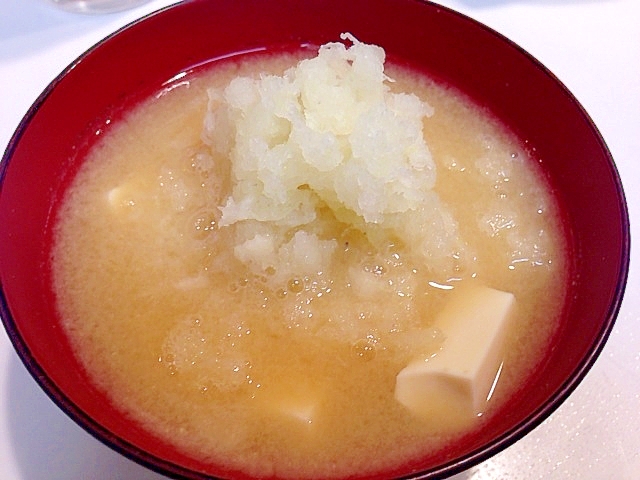 簡単ビタミン摂取☆豆腐と大根おろしの味噌汁