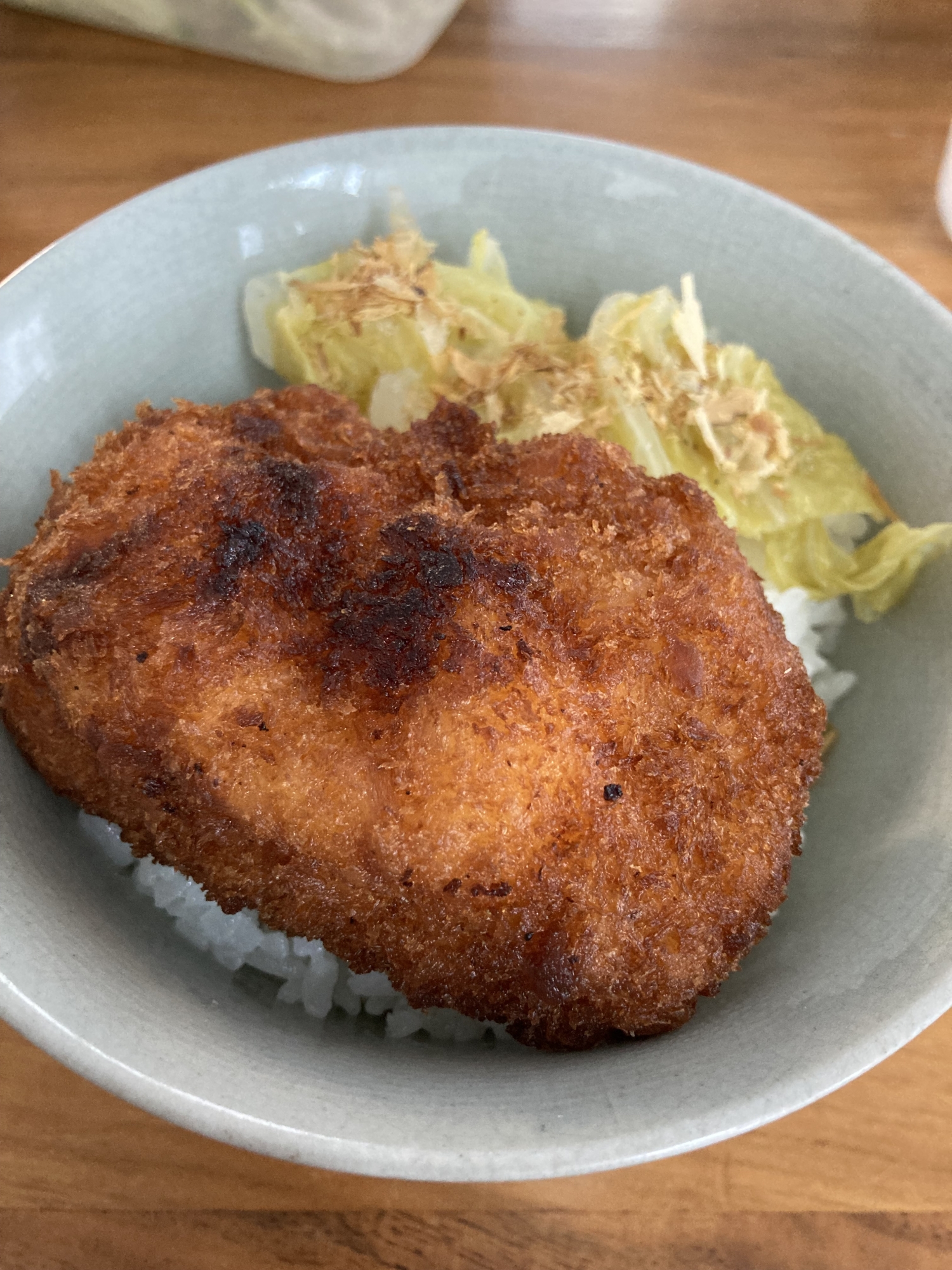 クリームコロッケ白菜丼