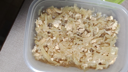 切り干し大根の煮物(レンジで作る)
