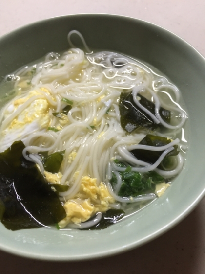 わか玉にゅうめん