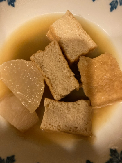 簡単☆レンジde大根と厚揚げの煮物♪