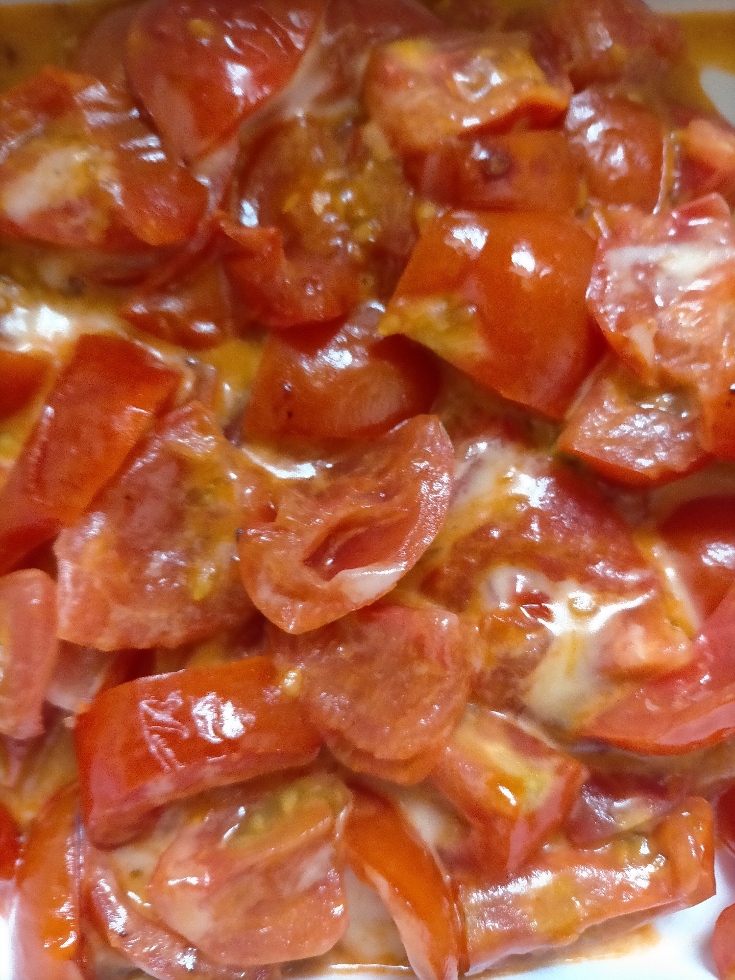 プチトマトのチーズ焼き