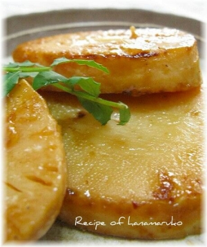 香ばしい筍の照り焼き