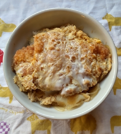 白だしで和風かつ丼♡