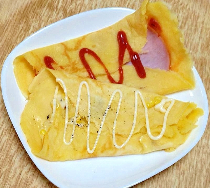 ホエーで作る惣菜クレープ