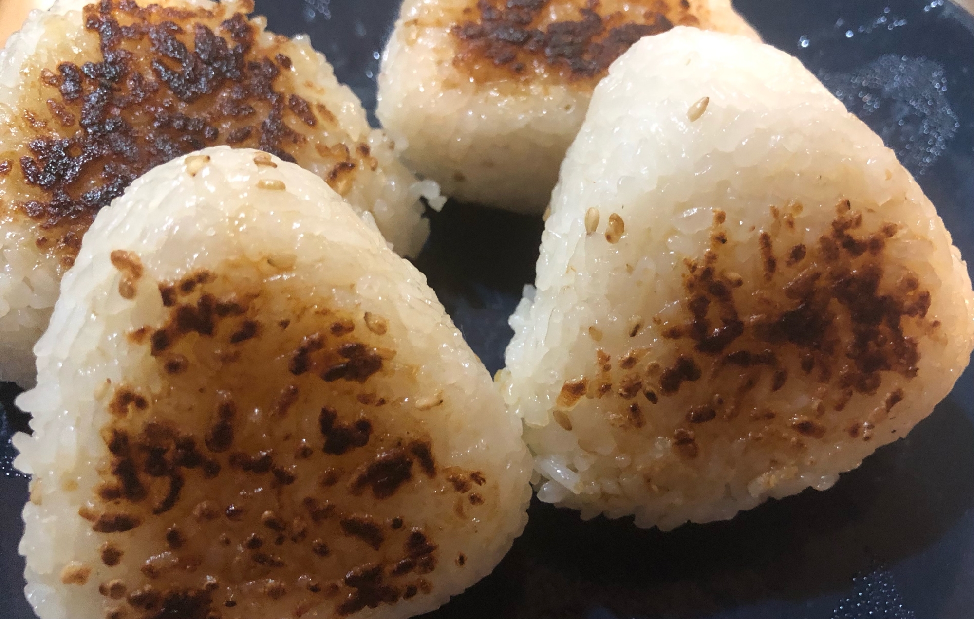 酢飯で焼きおにぎり