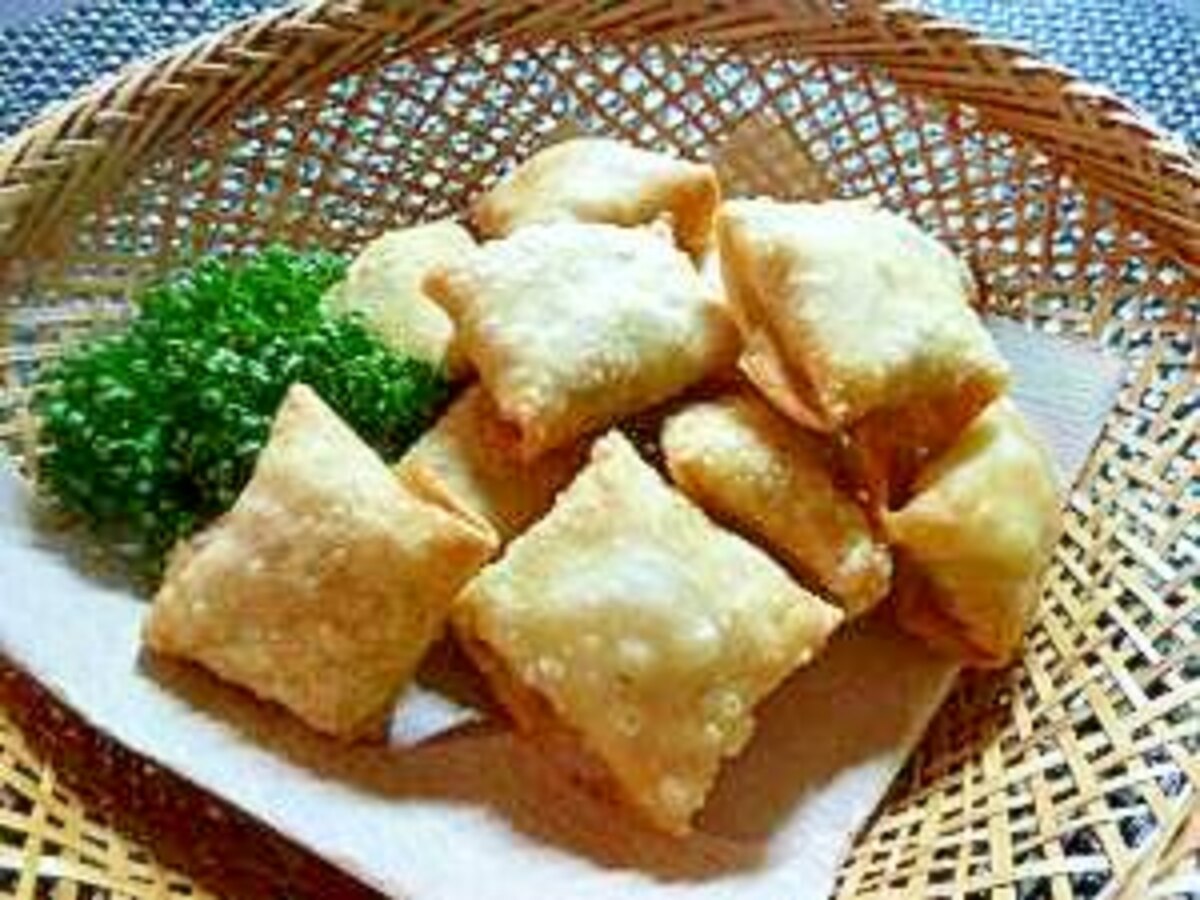 簡単 ワンタンの皮でみんな大好きツナマヨ揚げ レシピ 作り方 By Kouaya2319 楽天レシピ 簡単 ワンタンの皮でみんな大好きツナマヨ揚げ レシピ 作り方 By Kouaya2319 楽天レシピ