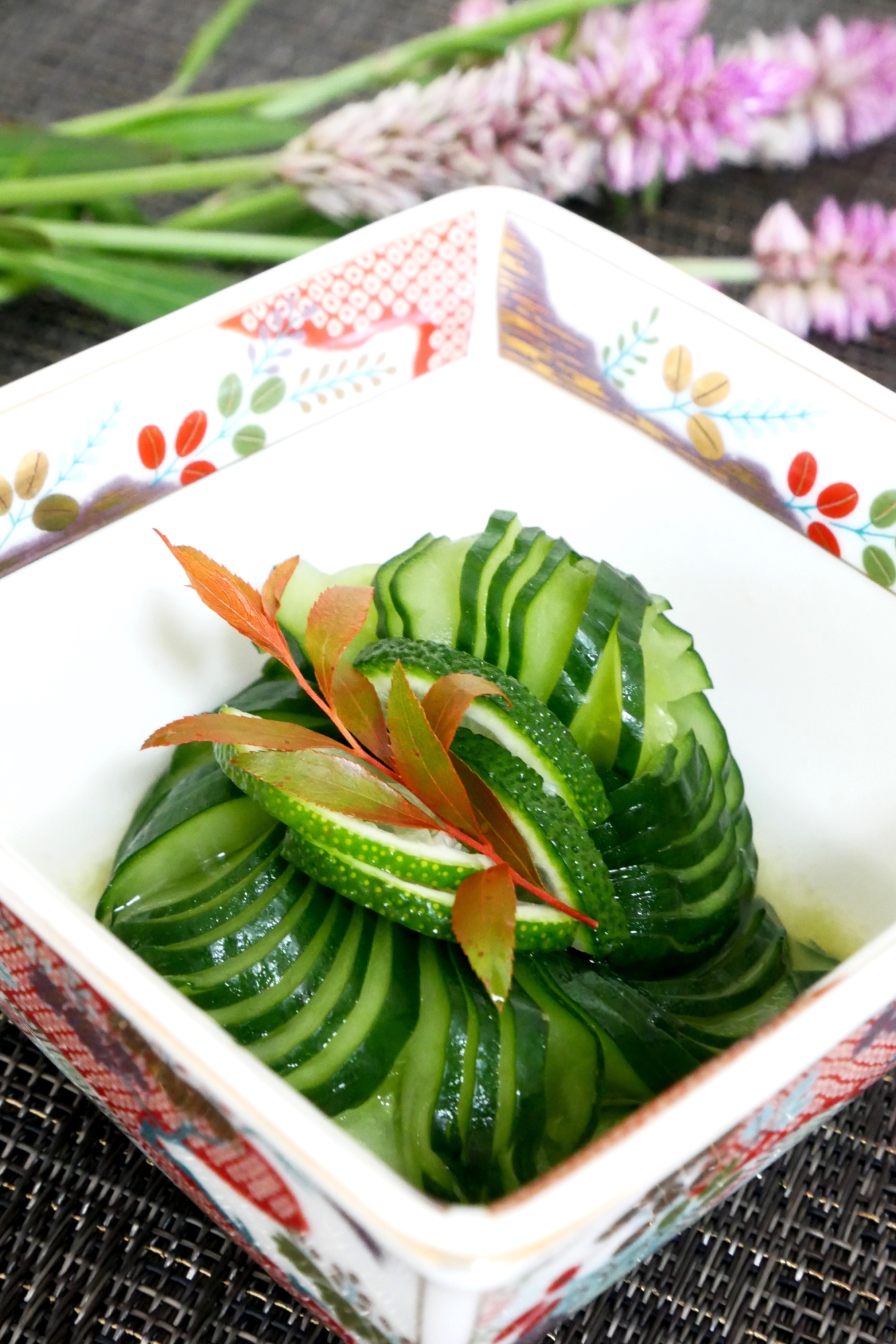 香りと食感に病みつき★蛇腹きゅうりのへべす漬け