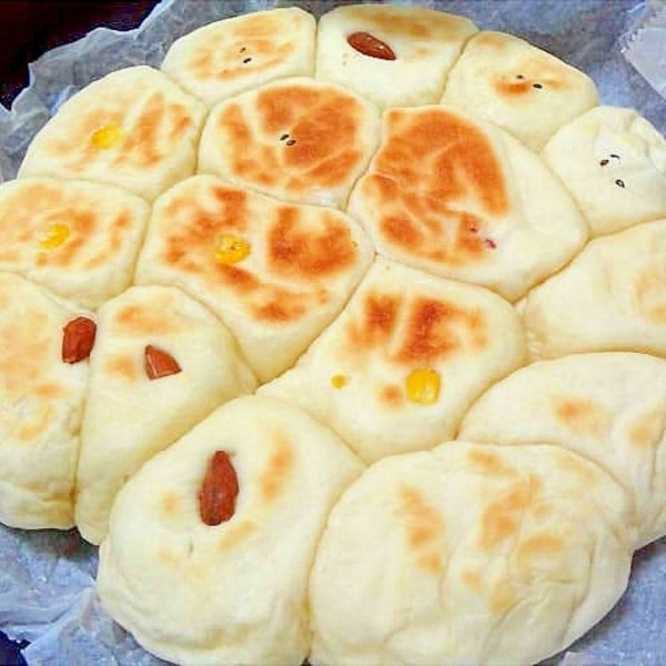 フライパンで作る4種の味のちぎりパン レシピ 作り方 By デラみーやん 楽天レシピ フライパンで作る4種の味のちぎりパン レシピ 作り方 By デラみーやん 楽天レシピ