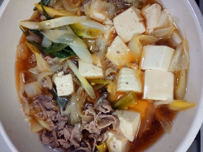 簡単！肉豆腐