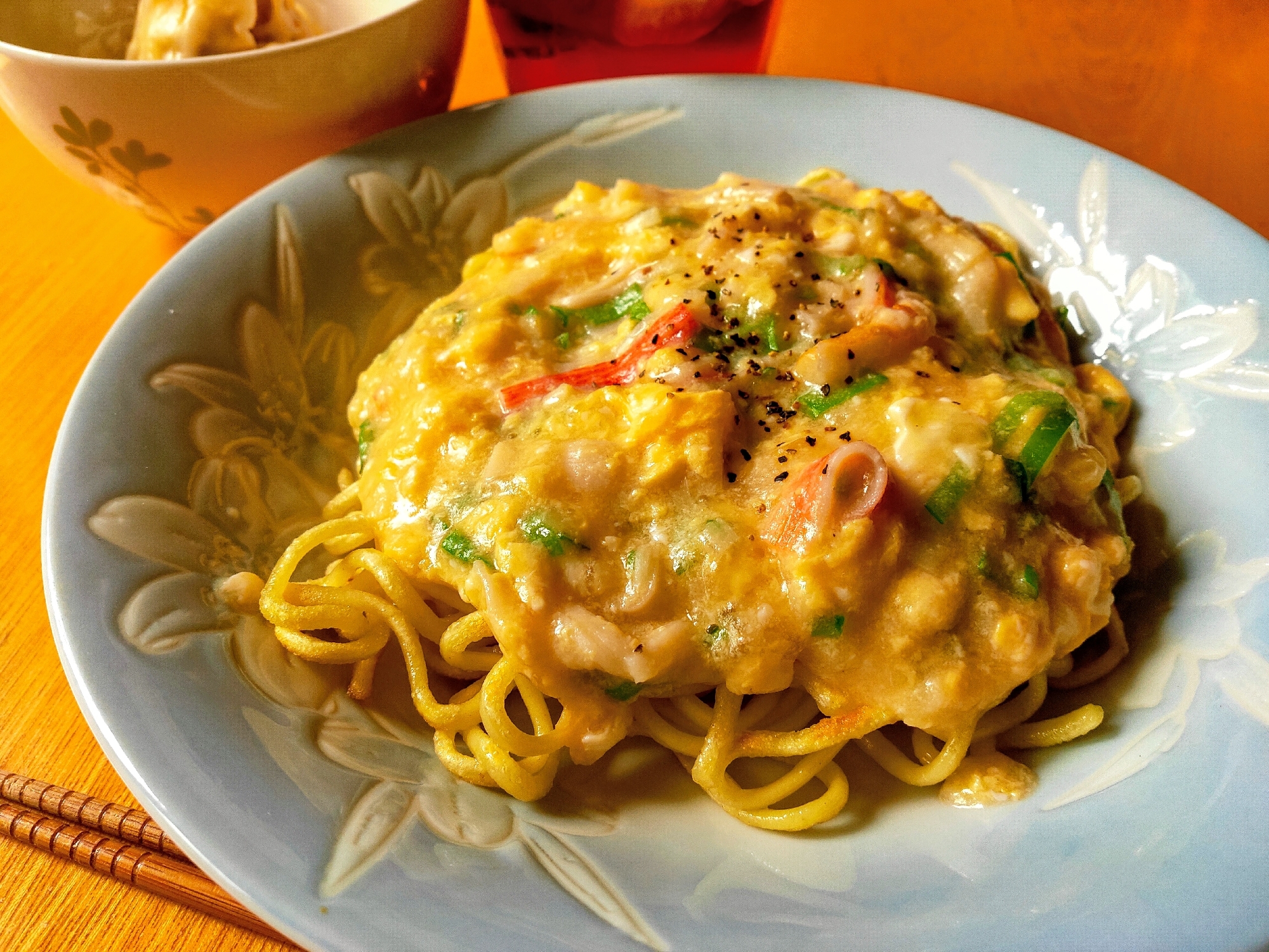 簡単☆卵の中華あんかけ焼きそば