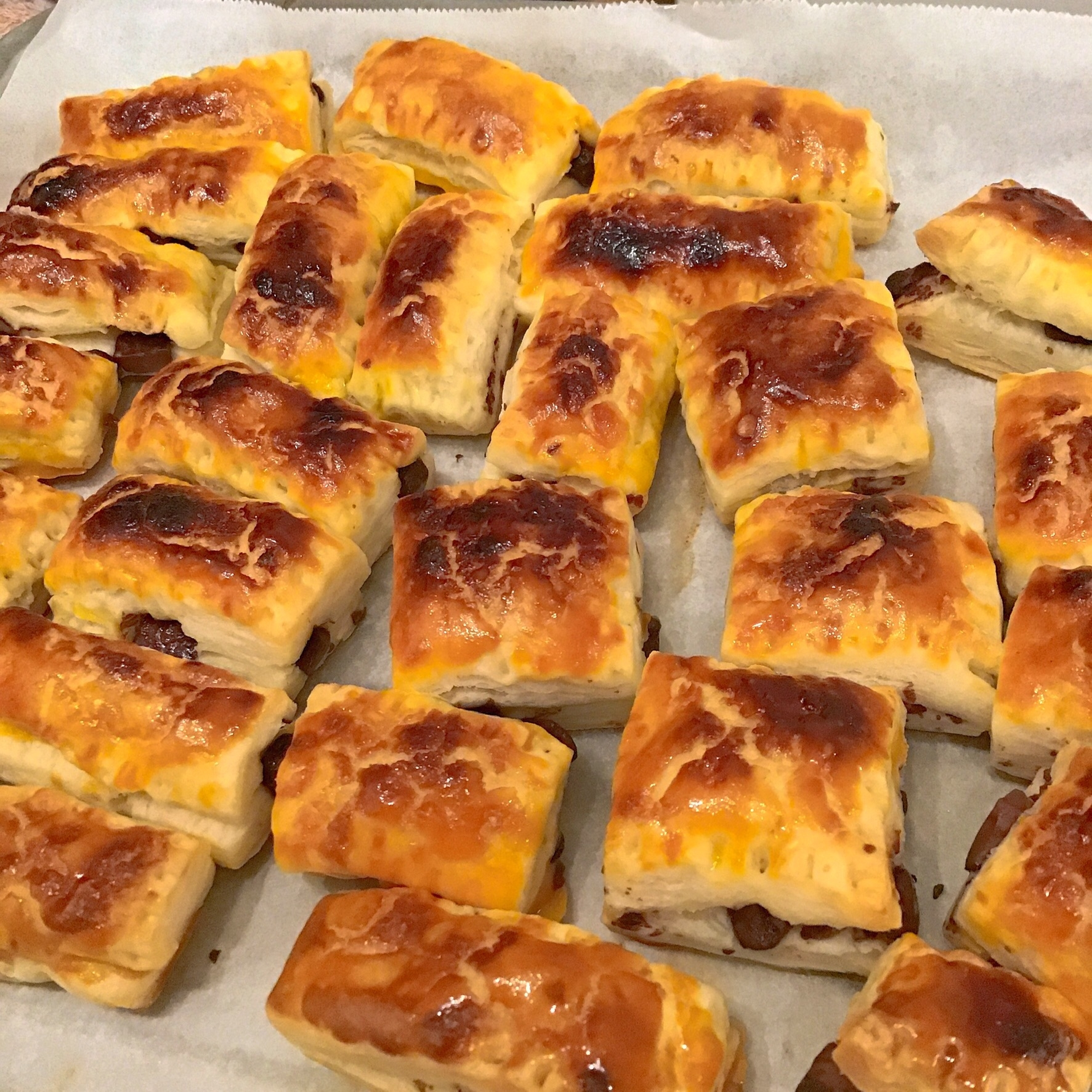 大量生産★トースターでも!簡単節約チョコパイ