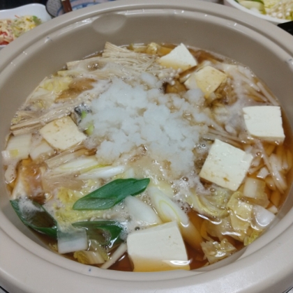 おいしさ間違いなし☆牡蠣のみぞれ鍋