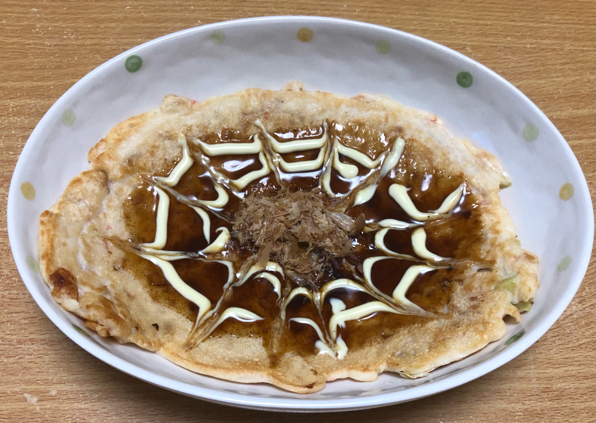 卵白で作るお好み焼き♪