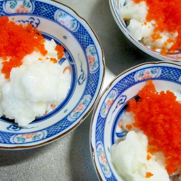 歯ごたえ彩り良し たたき長芋のとびこ添え レシピ 作り方 By カゲジジ 楽天レシピ 歯ごたえ彩り良し たたき長芋のとびこ添え レシピ 作り方 By カゲジジ 楽天レシピ