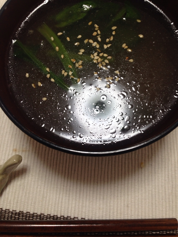 天津飯のあんリメイク⇒中華風スープ