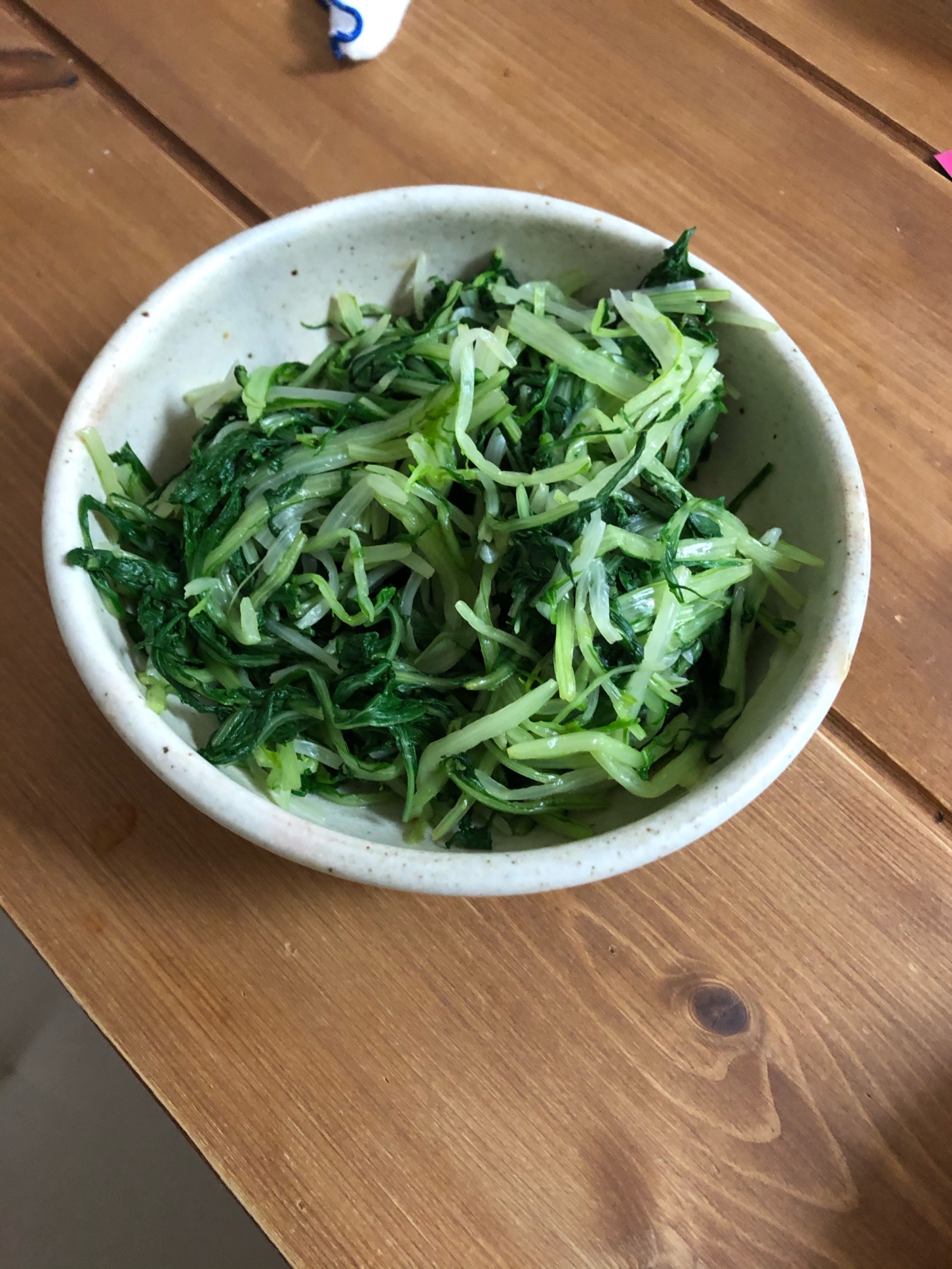 水菜のニンニクポン酢 レシピ 作り方 By Yavoo 楽天レシピ