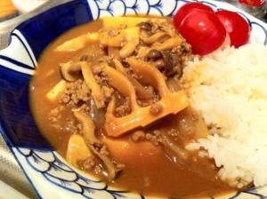 タケノコとキノコで春カレー☆